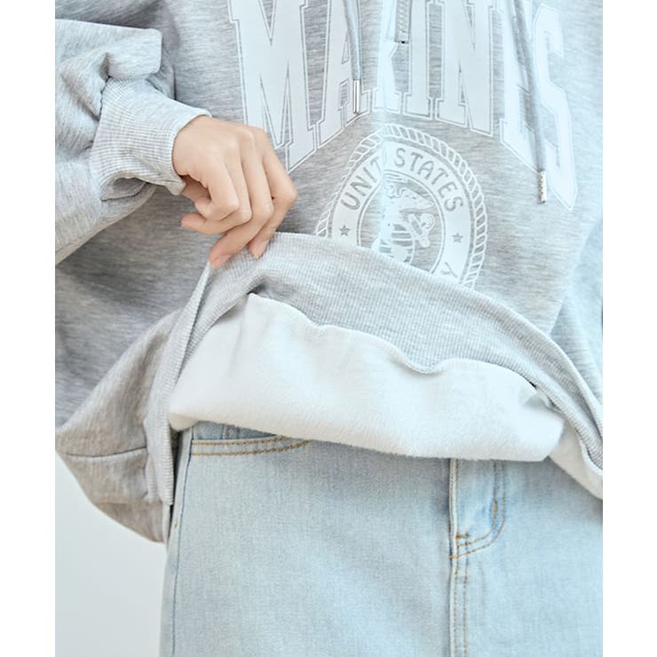 カレッジロゴ オーバーサイズ ハーフジップ | レースレディース  | 詳細画像17 