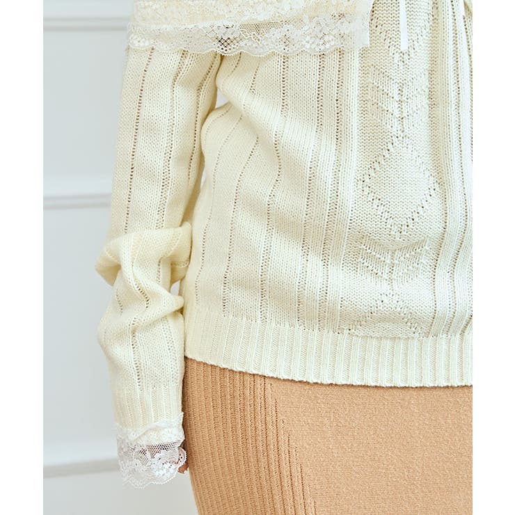 リボン レース オフショル | レースレディース  | 詳細画像15 