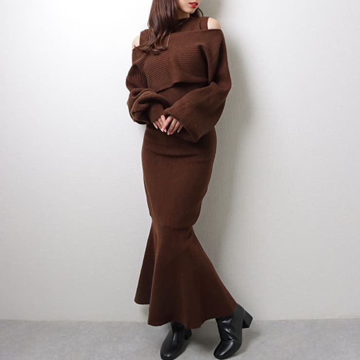 トップス付き ノースリーブ マーメイド | レースレディース  | 詳細画像1 