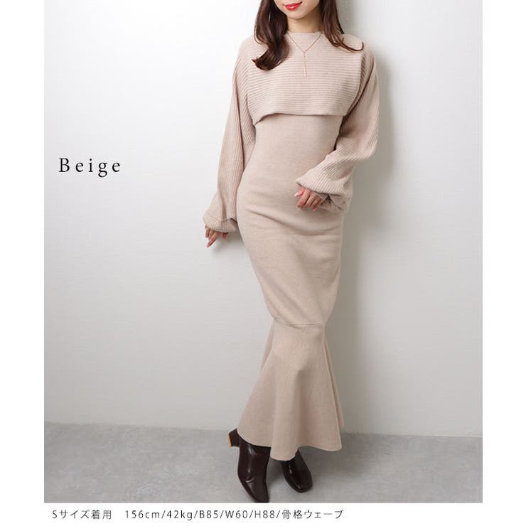 トップス付き ノースリーブ マーメイド | レースレディース  | 詳細画像13 