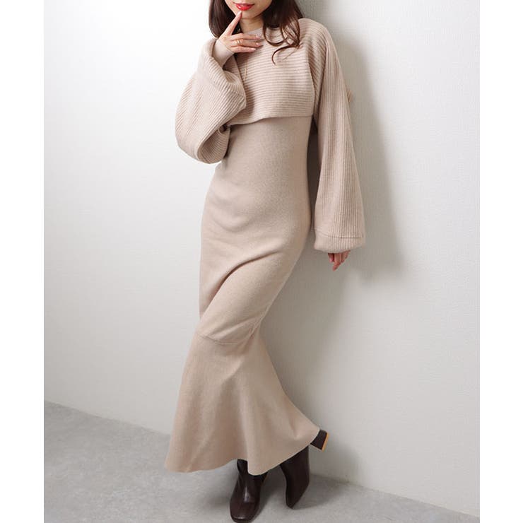 トップス付き ノースリーブ マーメイド | レースレディース  | 詳細画像14 