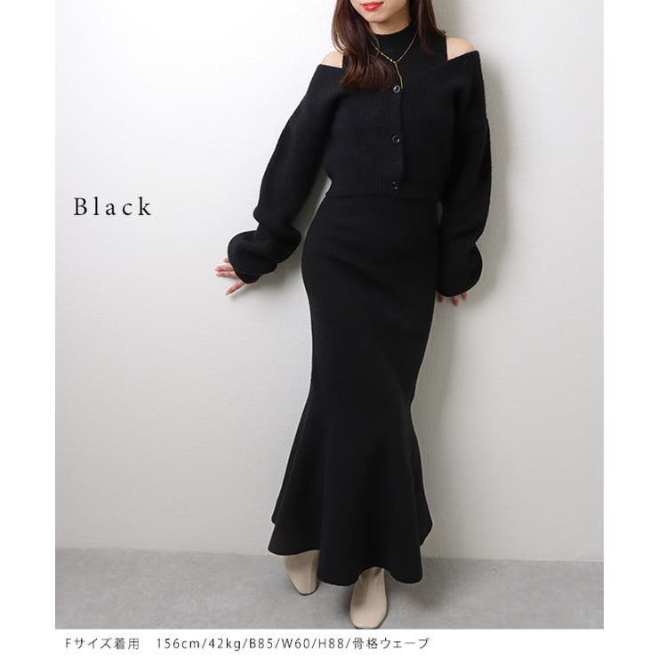 【2点セット】プチハイネック ノースリーブ マーメイド | レースレディース  | 詳細画像3 