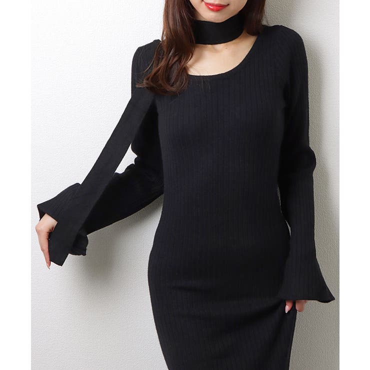 Uネック タイ付き ロング | レースレディース  | 詳細画像6 