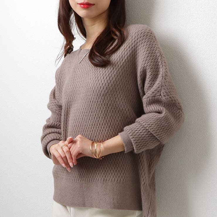 yori シャーベットドルマンプルオーバー ベージュ フリーサイズ