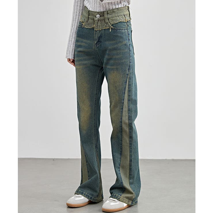 配色 切り替え ハイウエスト | レースレディース  | 詳細画像3 