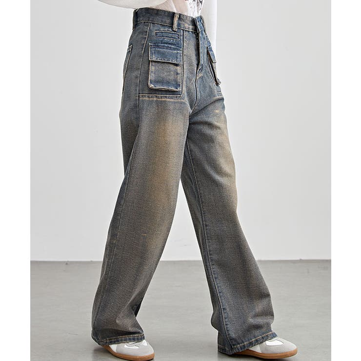 ハイウエスト パッチポケット ストレート | レースレディース  | 詳細画像8 