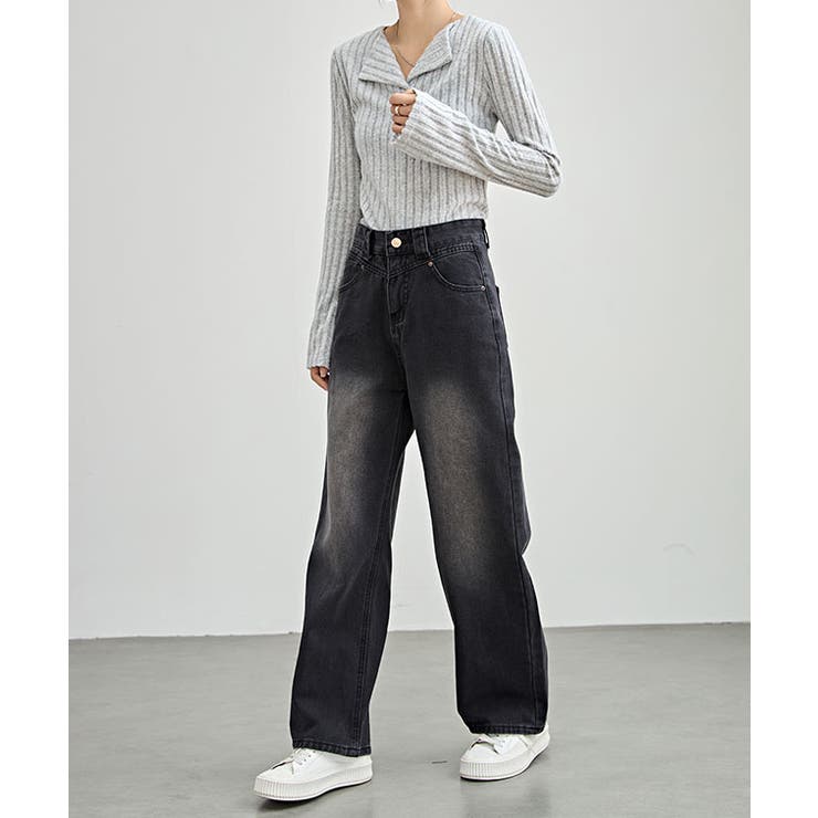 ハイウエスト V字 ステッチ[品番：LCLW0007738]｜レース