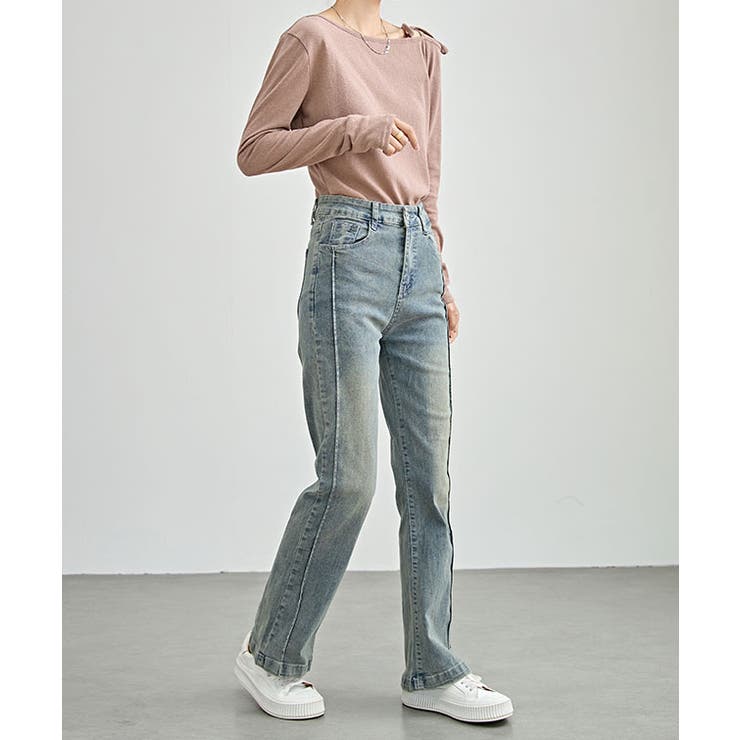 サイドライン ハイウエスト フレア | レースレディース  | 詳細画像4 