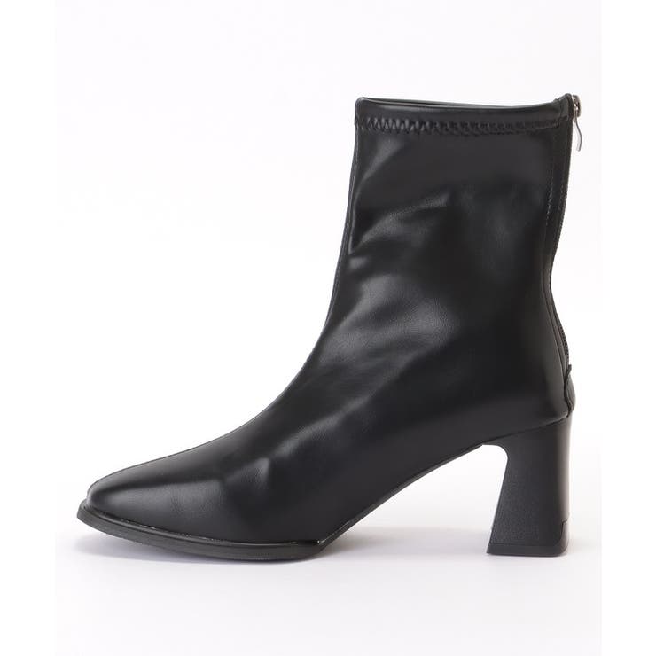 スクエアトゥ レザー調 チャンキー | レースレディース  | 詳細画像14 