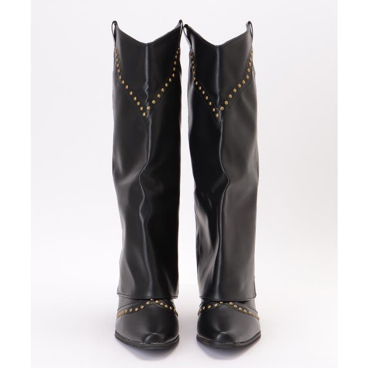 スタッズ付き レッグカバー風 ロング | レースレディース  | 詳細画像14 