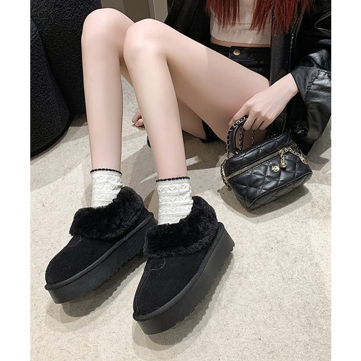 ボリューム ファー付き 厚底 | レースレディース  | 詳細画像4 