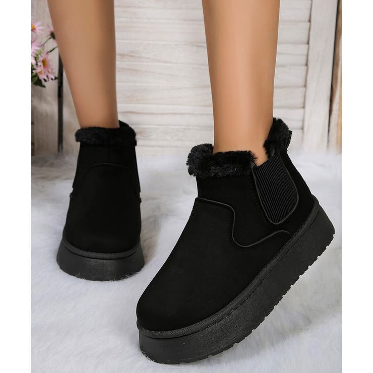 スエード調 サイドゴア 厚底 | レースレディース  | 詳細画像6 