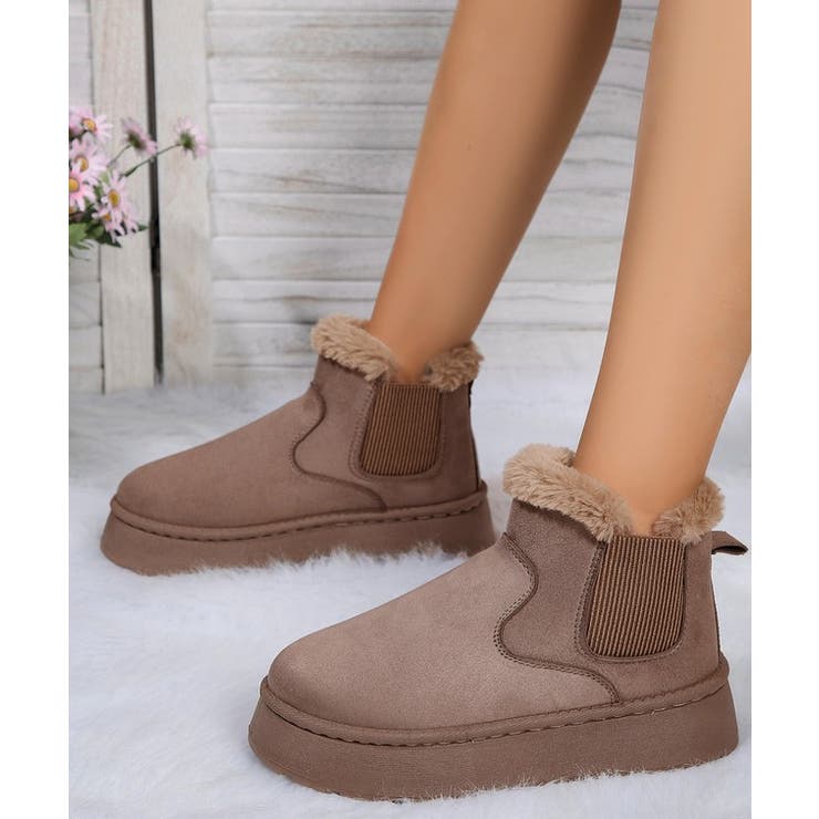 スエード調 サイドゴア 厚底 | レースレディース  | 詳細画像8 