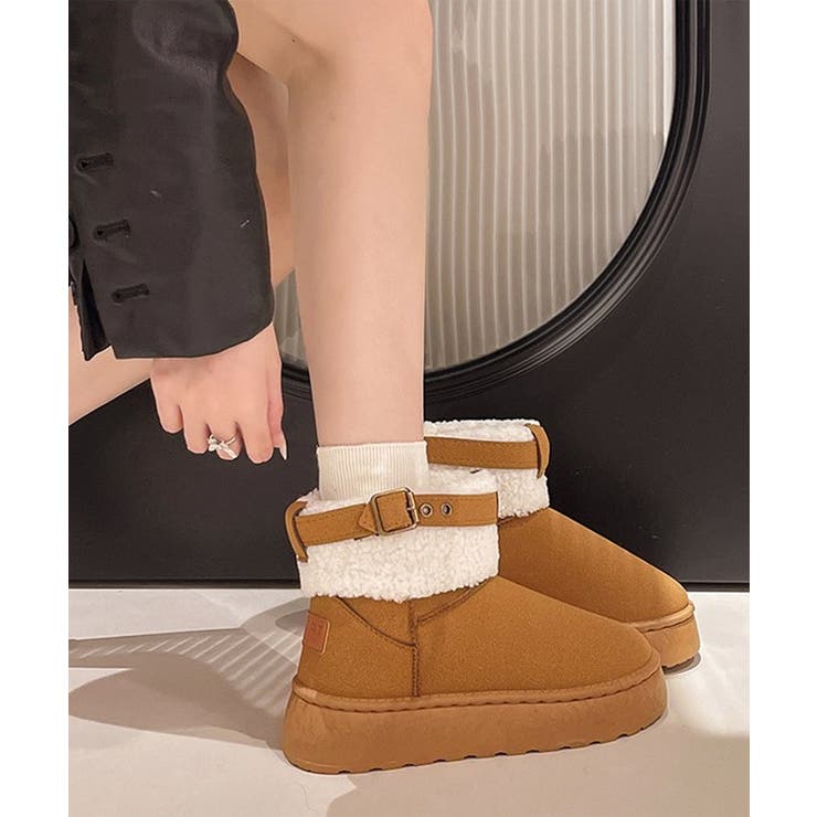 ベルト付き 折り返し ボア | レースレディース  | 詳細画像11 