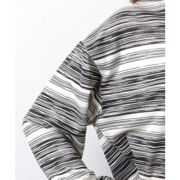 ラウンドネック マルチボーダー 長袖 | レースレディース  | 詳細画像19 