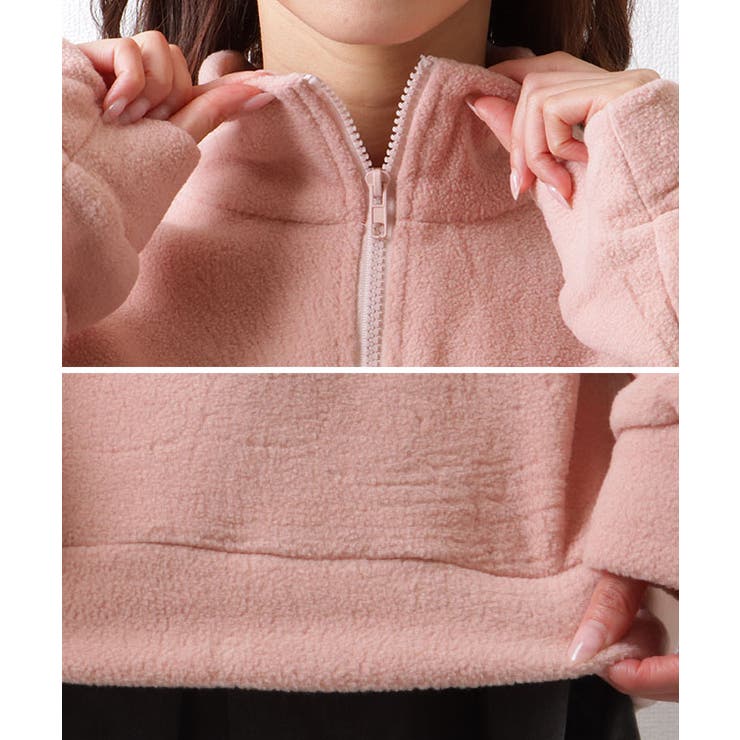 ボア ハーフジップ プルオーバー | レースレディース  | 詳細画像20 