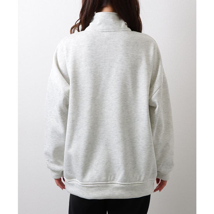 FR2 Embroidery Waffle Harf Zip スウェット アーチ刺繍ロゴ