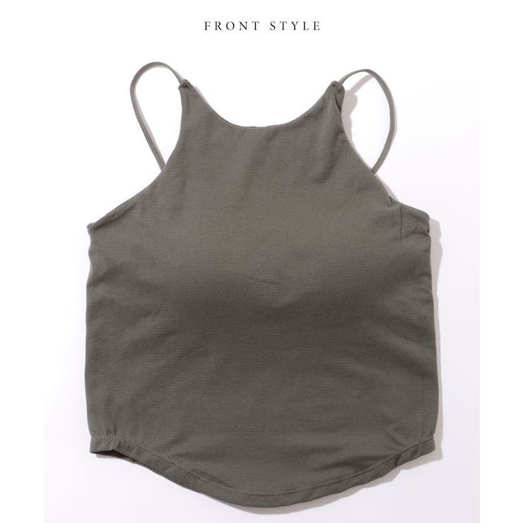 ソリッドカラー ラウンドヘム カップ付き | レースレディース  | 詳細画像16 