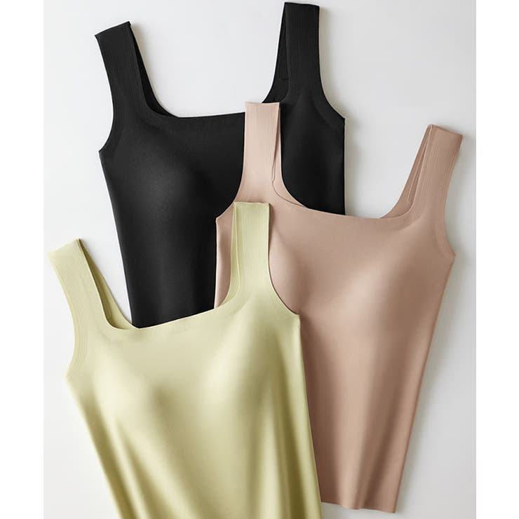 ソリッドカラー スクエアネック カップ付き | レースレディース  | 詳細画像19 