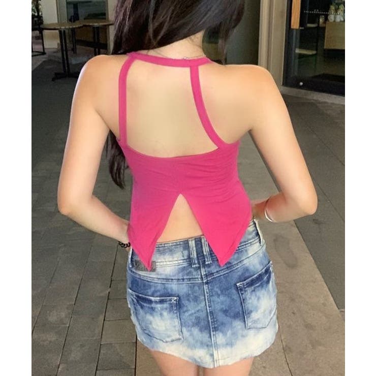 ソリッドカラー バック スリットカップ付き | レースレディース  | 詳細画像15 