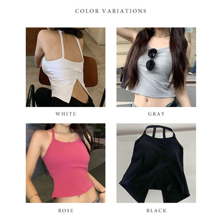 ソリッドカラー バック スリットカップ付き | レースレディース  | 詳細画像7 