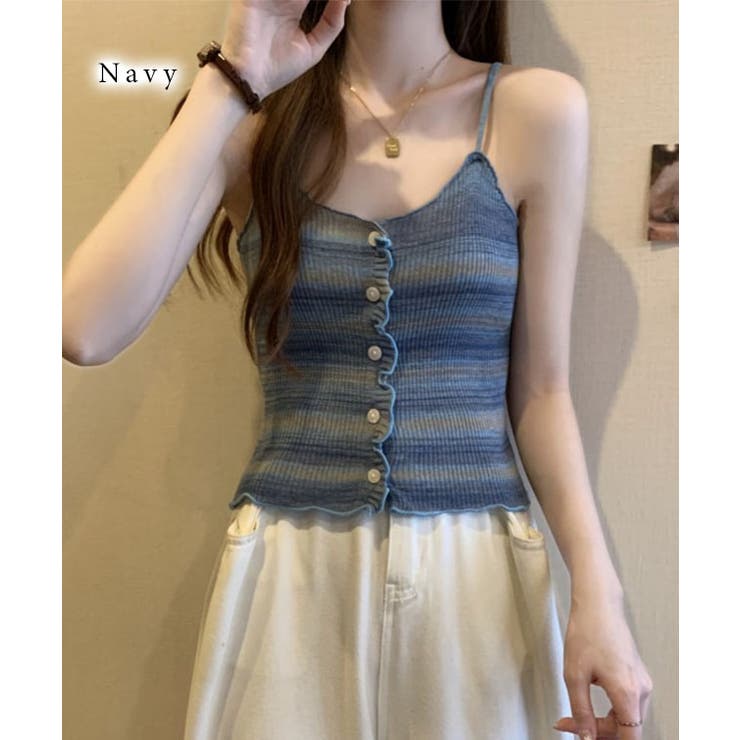 カラフル マルチボーダー フロントボタン | レースレディース  | 詳細画像12 