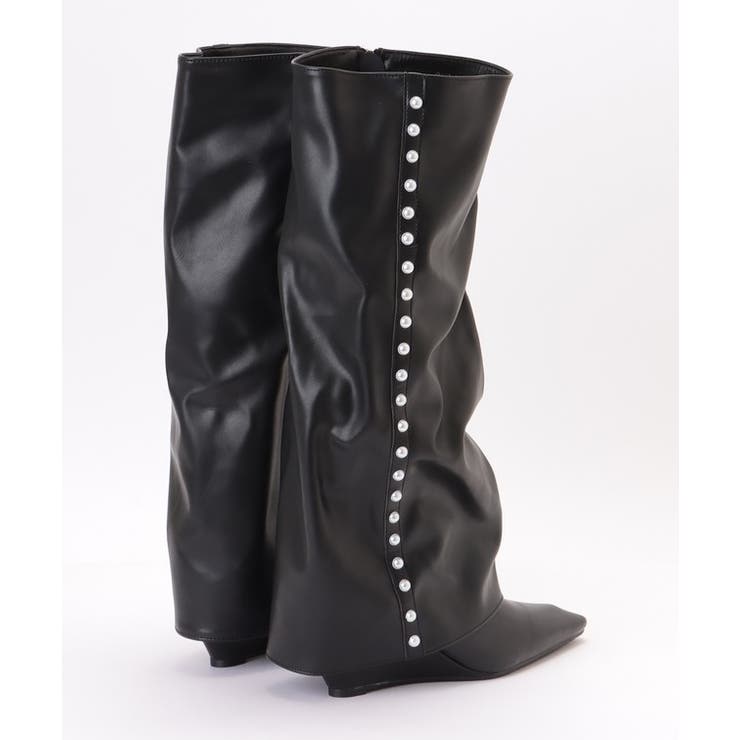 レザー調 サイド パール | レースレディース  | 詳細画像18 