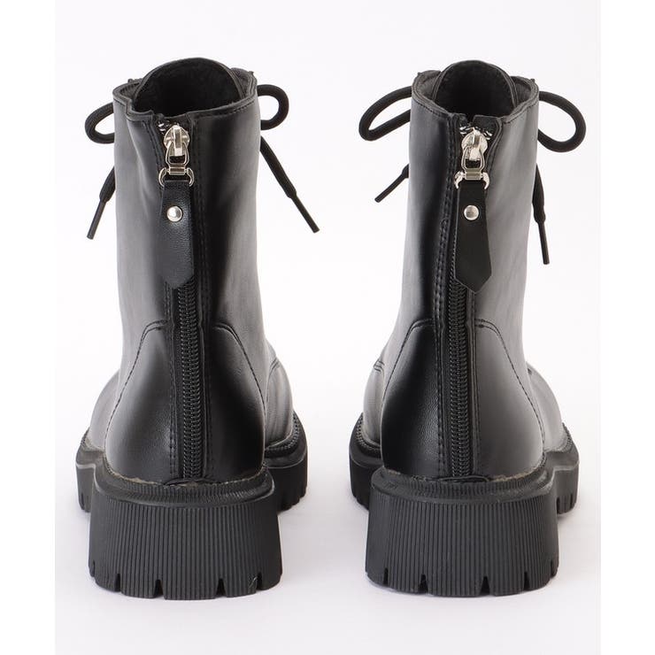 レザー調 バックファスナー レースアップ | レースレディース  | 詳細画像17 