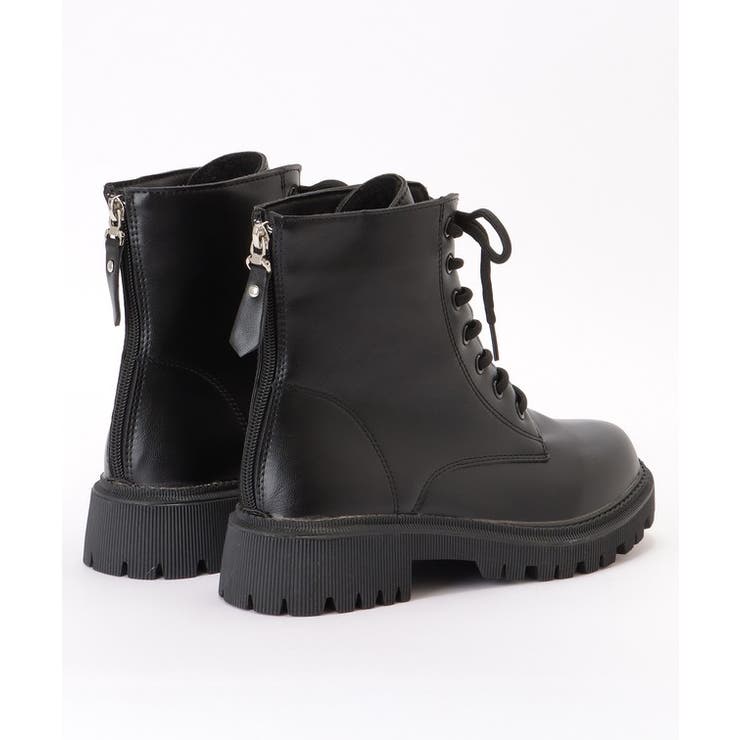 レザー調 バックファスナー レースアップ | レースレディース  | 詳細画像18 