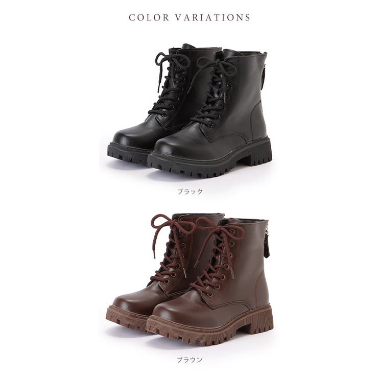 レザー調 バックファスナー レースアップ | レースレディース  | 詳細画像2 