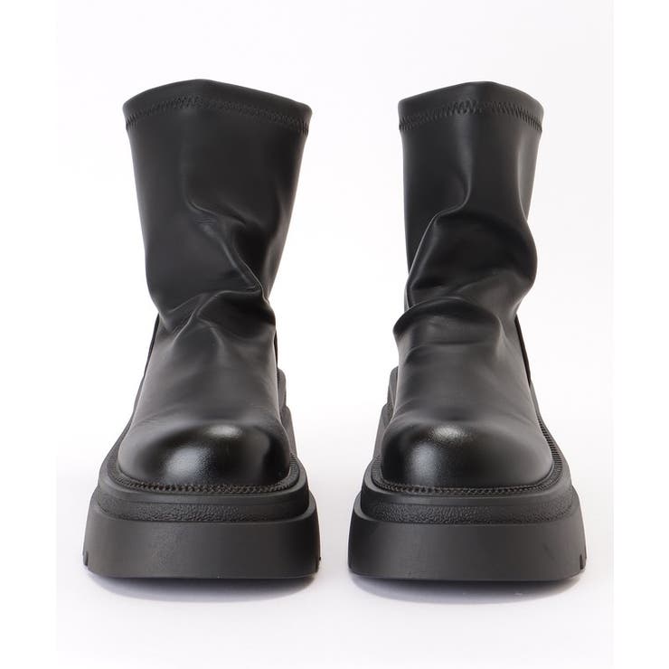 バックファスナー レザー調 厚底 | レースレディース  | 詳細画像14 