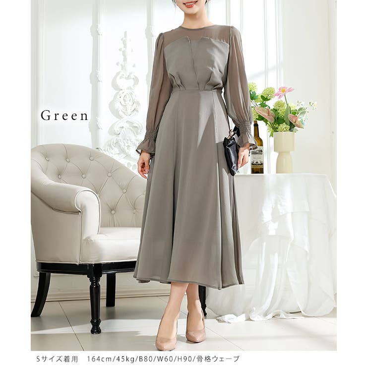 キャンディ袖 パフスリーブ シアー | レースレディース  | 詳細画像14 