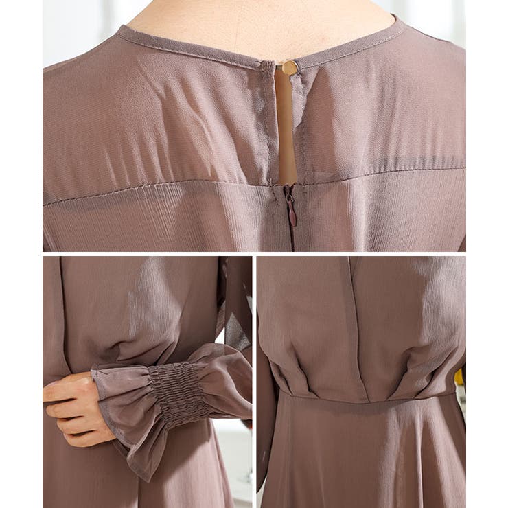 キャンディ袖 パフスリーブ シアー | レースレディース  | 詳細画像19 