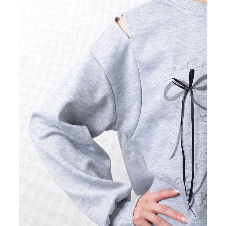 リボン プリント ショルダースリット | レースレディース  | 詳細画像18 