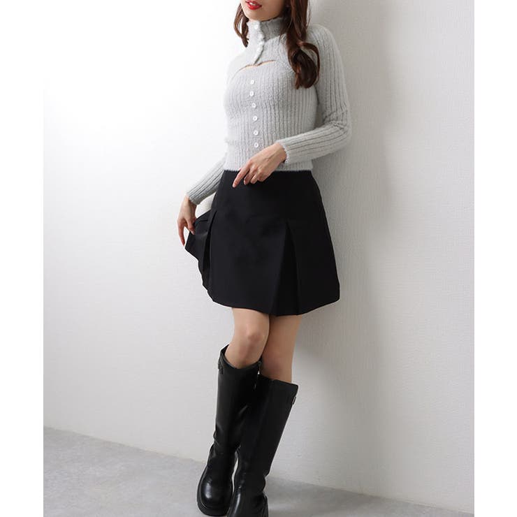 カットアウト シャギー フロントボタン | レースレディース  | 詳細画像10 