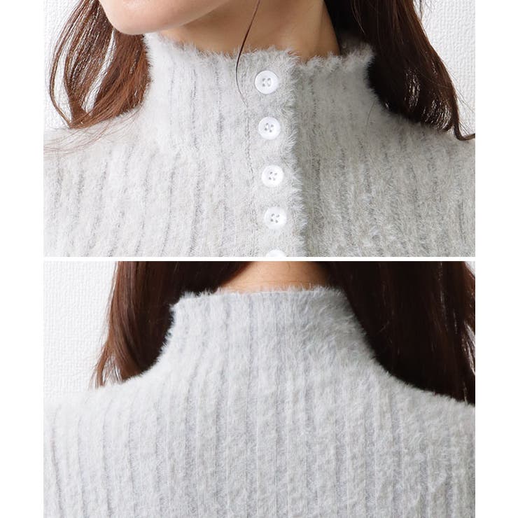 カットアウト シャギー フロントボタン | レースレディース  | 詳細画像18 