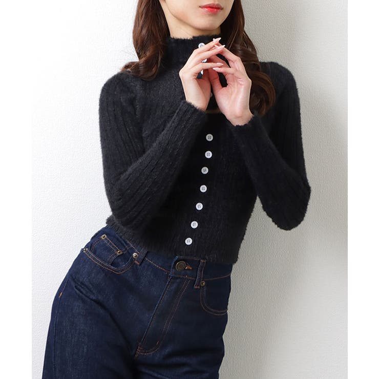 カットアウト シャギー フロントボタン | レースレディース  | 詳細画像6 