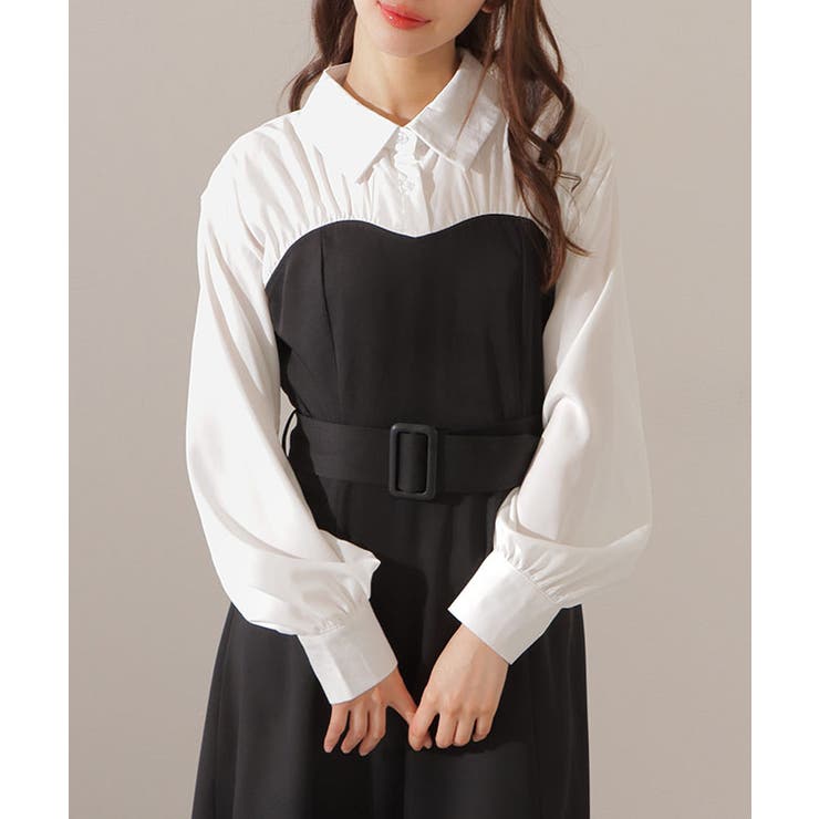 ウエストギャザー ハイウエスト ブラウス | レースレディース  | 詳細画像4 