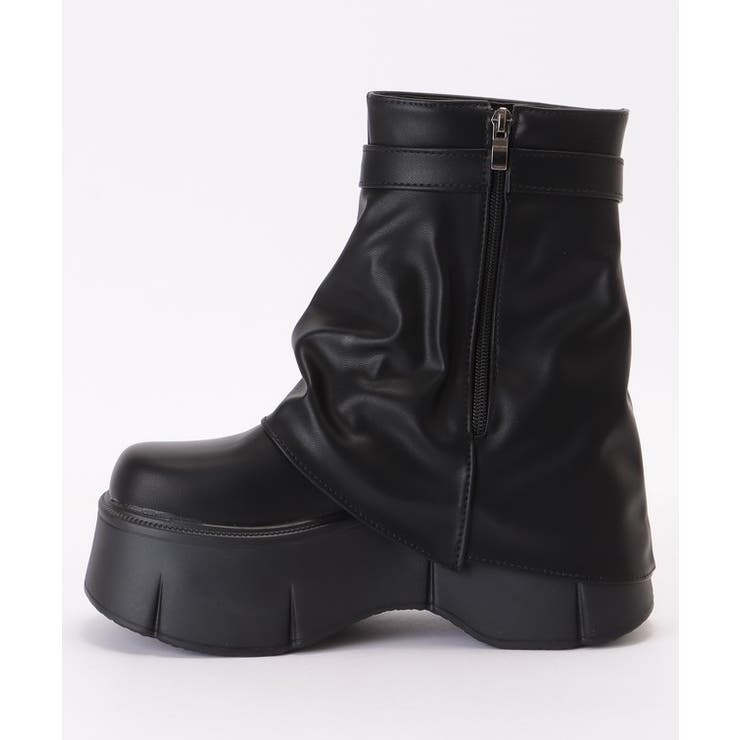 レザー調 カバー風 厚底 | レースレディース  | 詳細画像16 