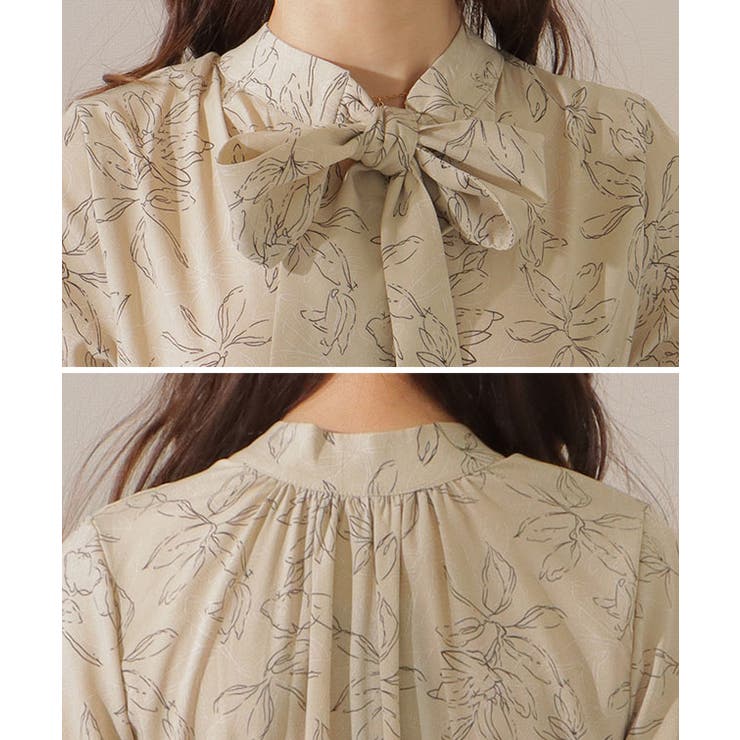 バック ギャザー ボウタイ付き | レースレディース  | 詳細画像18 