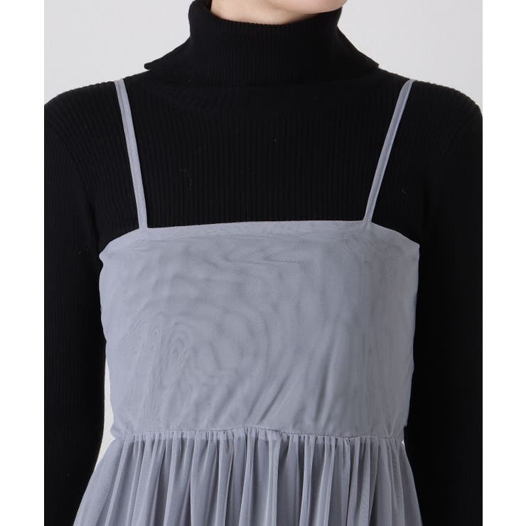 【2点セット】リブニット バックリボン チュール | レースレディース  | 詳細画像17 