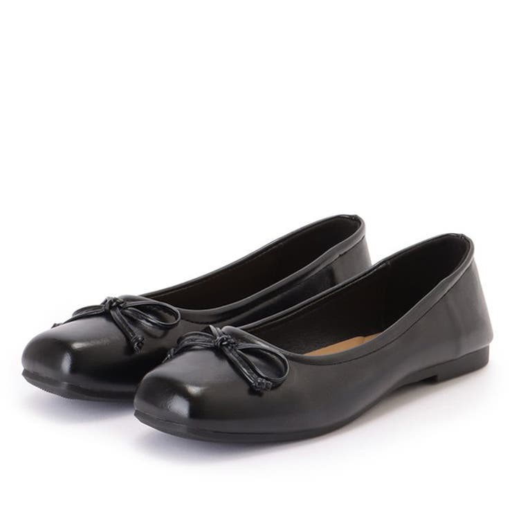 レザー調 スクエアトゥ リボン | レースレディース  | 詳細画像1 