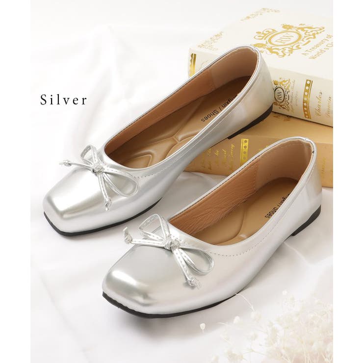 レザー調 スクエアトゥ リボン | レースレディース  | 詳細画像12 