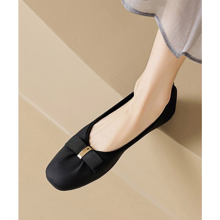 スクエアトゥ レザー調 グログラン | レースレディース  | 詳細画像6 