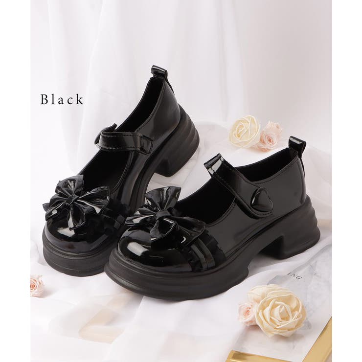 エナメル調 フリル リボン | レースレディース  | 詳細画像3 