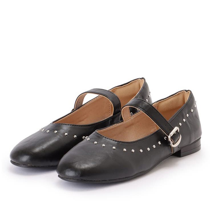 レザー調 スタッズ付き ラウンド | レースレディース  | 詳細画像1 