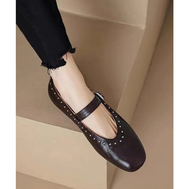 レザー調 スタッズ付き ラウンド | レースレディース  | 詳細画像12 