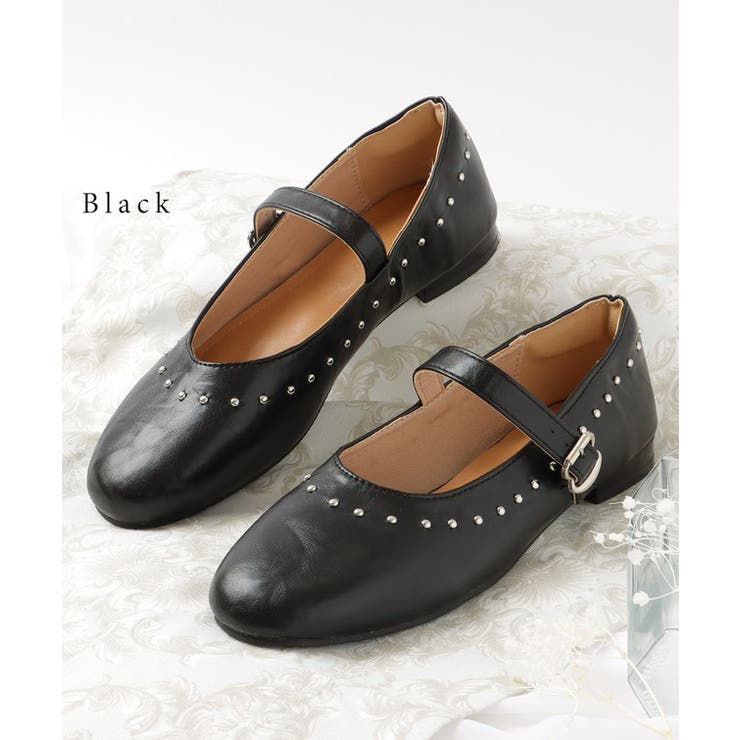 レザー調 スタッズ付き ラウンド | レースレディース  | 詳細画像3 