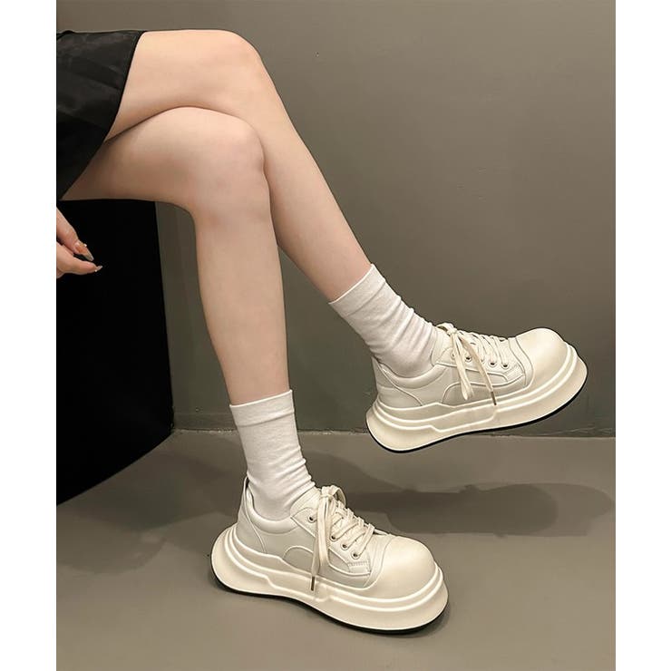 ボリューム ラウンドトゥ 厚底 | レースレディース  | 詳細画像12 