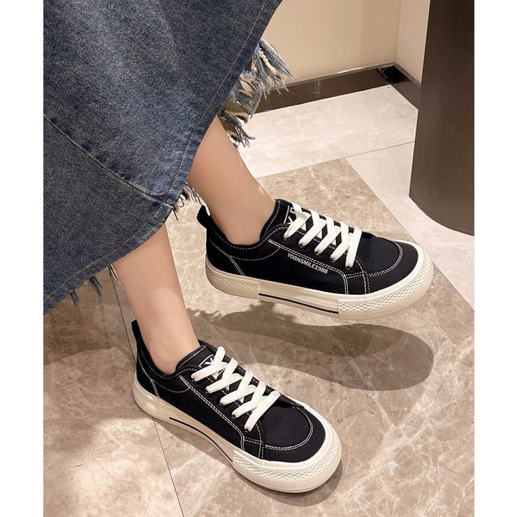 レースアップ 厚底 ステッチ | レースレディース  | 詳細画像5 